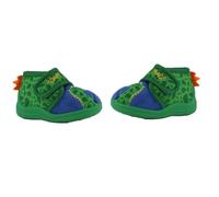 Leomil Kinder Hausschuhe mit Klettverschluss, Dinosaurier/Alligator Motiv,Slippers Pantoffeln kinder warm schuhe geschenk Gr. 19-27 (Grun, EU Schuhgrößensystem, Kleinkind, Herren, Numerisch, M, 19)