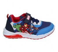 LEOMIL | Leomil Avengers Low-Top-Sneaker für Jungen - Marineblaue Kinder-Sportschuhe mit Superhelden-Designs - Marvel - Avengers-Print - Bequem - Klet