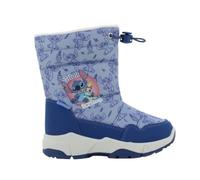 Leomil Lilo & Stitch Schneestiefel Kinder Winterstiefel Mädchen 31, Rutschfeste sohle für Kalte Wintertage, Blau