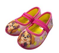 PAW PATROL Hausschuhe Mädchen von 2 bis 6 Jahre, Warme Pantoffeln mit Paw Patrol Skye Motiv 27 EU, Bequemer Schuhe für Kindergarten, Freizeitschuhe Kleinkind mit Glitzer, Puschen ideal fur Schule