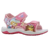 Leomil Paw Patrol Sandalen für Mädchen - Kinder Sommerschuhe mit Skye & Everest Outdoor-Sandalen mit Klettverschluss rutschfeste Sohle (Rosa, EU Schuhgrößensystem, Kleinkind, Damen, Numerisch, M, 30)