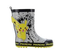 Leomil Pokémon Gummistiefel Gummistiefel Kinder 31, Für nassen Tagen, Grau