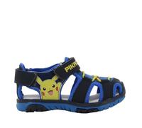 Leomil Pokémon Sandalen Jungen Pikachu Sandalen 26, Sommerschuhe Kinder, Blau