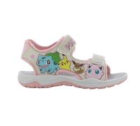 Leomil Pokémon Sandalen Mädchen Pikachu Sandalen 25, Sommerschuhe Kinder, Beige