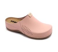 LEON 930 Clog Pantolette Komfortschuhe Hausschuhe, Damen, Rose, EU 36