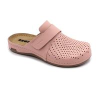 LEON 970 Clog Pantolette Komfortschuhe Hausschuhe, Damen, Rose, EU 37