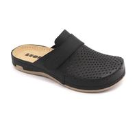 LEON 970 Clog Pantolette Komfortschuhe Hausschuhe, Damen, Schwarz, EU 36