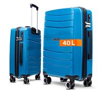 Cocoono Leon 4 Rollen Kabinentrolley 56 cm petrol (TAS042196) blau