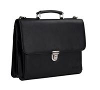 LEONARD HEYDEN - Aktenmappe Aktenmappe 2 Fächer Schwarz Black Schwarz