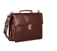 Leonard Heyden Cambridge Aktenmappe 2 Fächer Rotbraun Aktenmappe