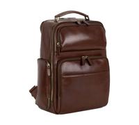Leonard Heyden Cambridge Business-Rucksack Rotbraun