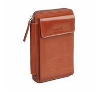 Leonard Heyden Cambridge Handy Umhängetasche Cognac