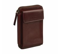 Leonard Heyden Cambridge Handy Umhängetasche Rotbraun