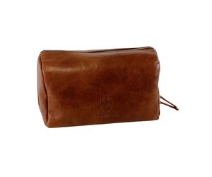Leonard Heyden Cambridge Kulturbeutel Cognac Kulturtasche