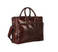 Leonard Heyden Cambridge Rv-Aktenmappe L 2 Fächer Rotbraun Aktentasche