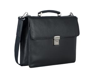 LEONARD HEYDEN - L.Heyden Berlin Aktenmappe 1 Fach Schwarz Schwarz