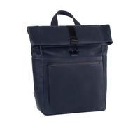 Leonard Heyden Den Haag Rucksack Rolltop Blau Rucksack