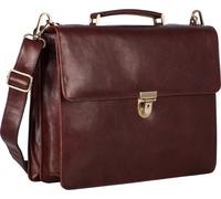 LEONARD HEYDEN - Leonhard Heyden Cambridge Aktentasche 2 Fächer echt Leder brown Braun