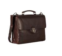 Leonard Heyden Roma Aktenmappe 2 Fächer Braun Aktenmappe