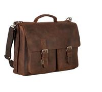 Leonard Heyden Salisbury Aktenmappe 2 Fächer Braun Aktenmappe