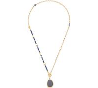 Leonardo 025598 Damen-Halskette Set Charlene 50 cm Clip & Mix Goldfarben