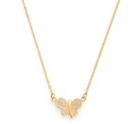 Kette mit Anhänger CIAO BY LEONARDO "Demi CIAO, 022964" Halsketten Gr. Edelstahl, Länge: 47 cm, goldfarben (gelbgoldfarben, kristallweiß, kristallweiß) Damen Ketten mit Anhänger Zirkonia (synth.) (94962730-0)