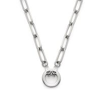 Leonardo - 45cm Kette mit Ring von Leonardo Estrella 019746 mit Stabgliedern aus Edelstahl und polierter Oberfl