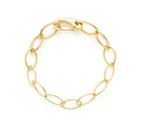 JEWELS BY LEONARDO Armband Tory • Arm-Kette aus goldfarbenem Edelstahl • großzügigen Kettengliedern • 19,5 cm Länge • Schmuck Geschenk für Frauen • 024921