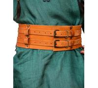 Robuster Wikinger-Gürtel "Sif" Hellbraun 120cm