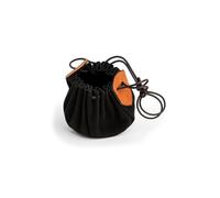 Leonardo Carbone® Unisex Tasche Lederbeutel Hug | Kordelzugverschluss | Wikinger-Inspiration | Karneval, Halloween, Cosplay, LARP, Beutel, Mittelalter, Accessoire | 100% Echtleder Braun