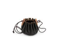 Leonardo Carbone® Unisex Tasche Lederbeutel Odo | Robustes Rindsleder | Kordelzugverschluss | Karneval, Halloween, Cosplay, LARP, Beutel, Mittelalter, Wikinger | 100% Echtleder Braun Einheitsgröße