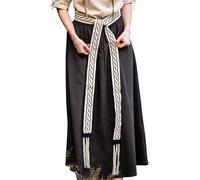 Leonardo Carbone® Unisex Wikinger Gürtel Elina - Männer Gürtel, Mittelalter Kleidung Herren, Gürtel Damen, LARP-Kleidung, Karneval, Cosplay, Hobbit Kostüm - 100% Baumwolle Natur