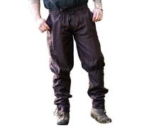 Leonardo Carbone® Wikinger-Wollhose Jorgen - Herren Hosen, Mittelalter & Wikinger, LARP, Cosplay, Freizeithose Lang Braun 3XL