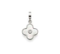 Leonardo Charm Edelstahl silber Damen