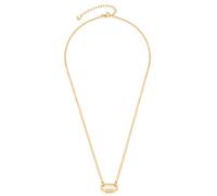 Kette mit Anhänger CIAO BY LEONARDO "Zora CIAO, 022963" Halsketten Gr. Edelstahl, Länge: 50 cm, goldfarben (gelbgoldfarben, kristallweiß, kristallweiß) Damen Ketten mit Anhänger Zirkonia (synth.) (38335037-0)