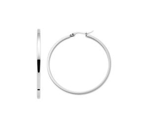 Leonardo - Creole Besics Leonardo 023575 Marli in Edelstahl