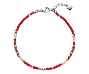 LEONARDO Damen-Armband Melon 022420 - Elegantes Edelstahl-Armband in zeitlosem Design, silberfarben