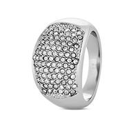 Leonardo Damen-Ring Lume Edelstahl Glas transparent Gr. 53 (16.9) - 015724