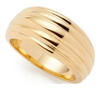 Leonardo Damenring Edelstahl gold Damen