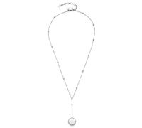 Leonardo Halskette Pina Gravur in der Farbe Silber aus Edelstahl mit einer Länge von 42 + 5cm, 021813