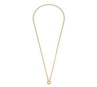 Charm-Kette LEONARDO "70 gold Paola Clip&Mix, 018389" Halsketten Gr. Edelstahl, Länge: 70 cm Breite: 3,4 mm, gelb (gelbgoldfarben) Damen Charms Armbänder Ketten (41087421-0)