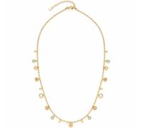 Leonardo Halskette Ella - Collier aus goldfarbenem Edelstahl, Charm-Look, 45-50 cm