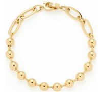 Leonardo Armband Dotty – goldfarbenes Edelstahlarmband 20 cm mit kräftigen Kugeln