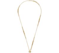 JEWELS BY LEONARDO Halskette Clip & Mix Suzanne • Hals-Schmuck aus goldfarbenem Edelstahl • zwei unterschiedlich große Kettenglieder • 80-81,3 cm Länge • Schmuck Geschenk für Frauen • 025576