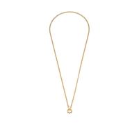 Charm-Kette LEONARDO "70 gold Paola Clip&Mix, 018389" Halsketten Gr. Edelstahl, Länge: 70 cm Breite: 3,4 mm, gelb (gelbgoldfarben) Damen Charms Armbänder Ketten (41087421-0)