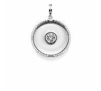 Leonardo Jewels Einzel Charm-Anhänger Dorma für Damen aus Edelstahl mit Kristallen in der Farbe Silber mit Clipverschluss, Höhe: 4,4 cm, 024370