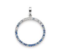 JEWELS BY LEONARDO Anhänger Clip & Mix Clarence • Ketten-Anhänger aus silberfarbenem Edelstahl • Pavé-Besatz • Schmuck Geschenk für Frauen • 024953
