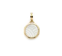 Leonardo Anhänger Trish – Clip & Mix, goldfarben Edelstahl, achteckig mit Perlmutteinlage 024970