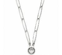 Charm-Kette LEONARDO "Halskette Consenza Clip&Mix", silber (edelstahlfarben), Halsketten, Damen, Edelstahl, L: 70 B: 8mm, B:8mm (41695556-0) edelstahlfarben