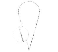 JEWELS BY LEONARDO Halskette Clip & Mix Suzanne • Hals-Schmuck aus silberfarbenem Edelstahl • zwei unterschiedlich große Kettenglieder • 80-81,3 cm Länge • Schmuck Geschenk für Frauen • 025575